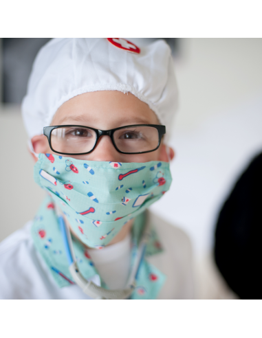 Disfraz de médico, verde