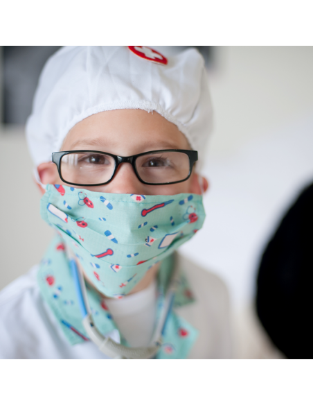 Disfraz de médico, verde