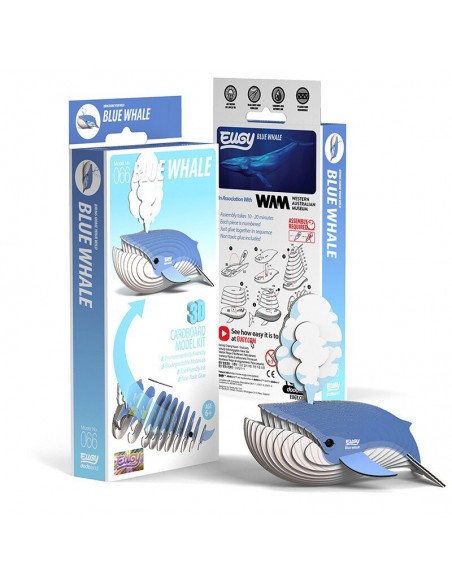 Eugy puzle 3D Ballena azul