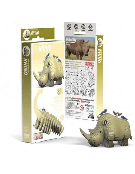 Eugy puzle 3D Rinoceronte