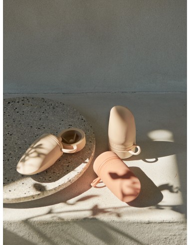 Pack de dos botellas para batido Tanya, color rosa y rojo manzana