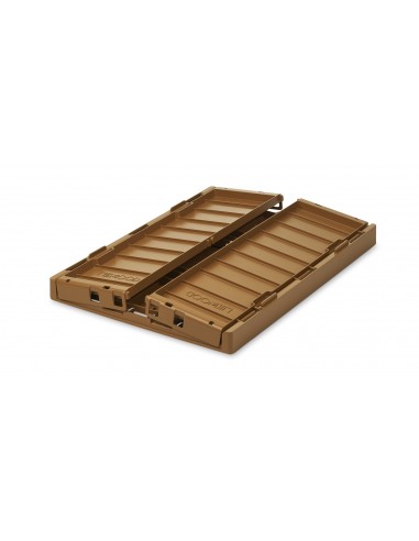 Caja de almacenamiento Weston, tamaño grande, color caramelo