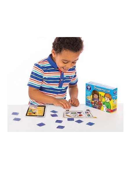 Juego de asociación en inglés: lista de la compra