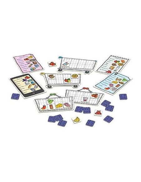 Juego de asociación en inglés: lista de la compra