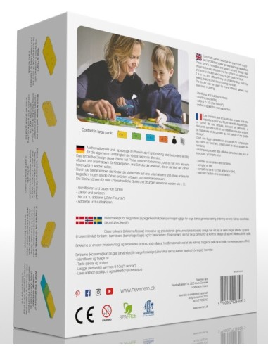 Set de 57 ladrillos para aprender a contar del 0 al 3999