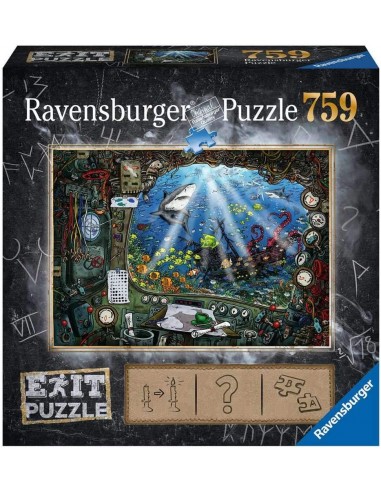 Escape puzzle - Submarino, de 759 piezas