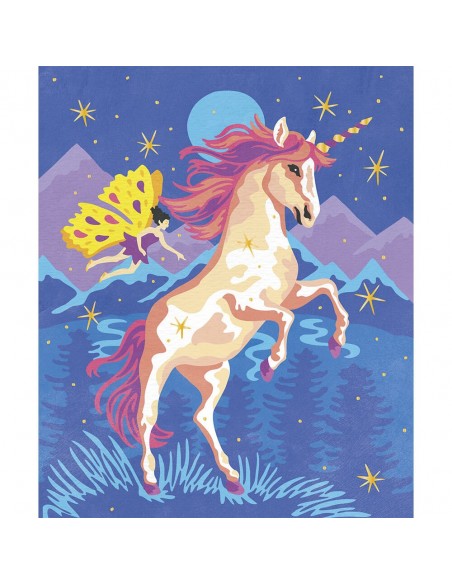Set para pintar por números Unicornios