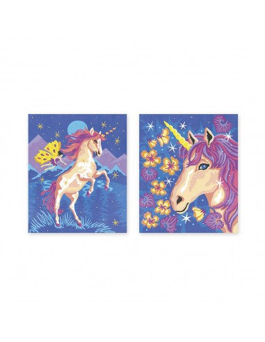 Set para pintar por números Unicornios