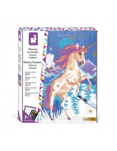 Set para pintar por números Unicornios