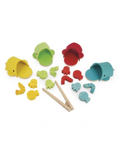 Juego de clasificación de colores Ballenas