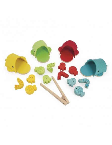 Juego de clasificación de colores Ballenas