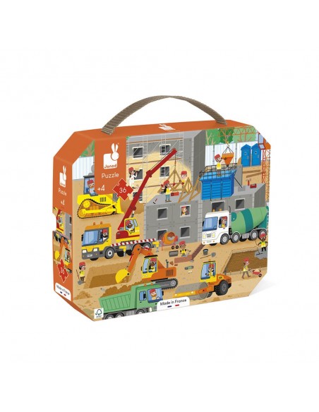 Puzle En la construcción, de 36 piezas