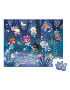 Puzle Hadas y nenúfares, de 36 piezas 2