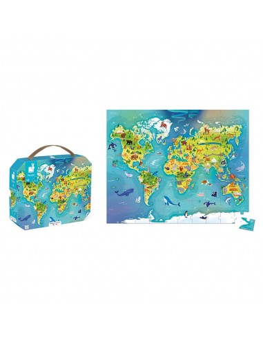 Puzle El mundo, de 100 piezas