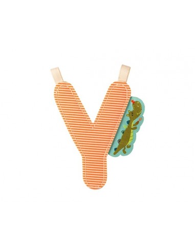 Letra Y de tela de dragon Walter