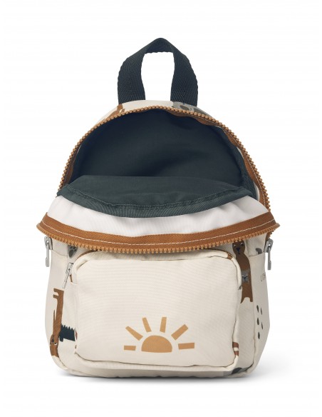 Mini mochila Saxo - modelo Aussie, color beige