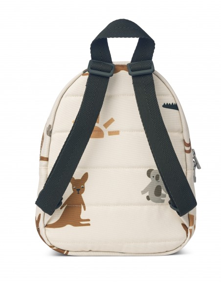 Mini mochila Saxo - modelo Aussie, color beige