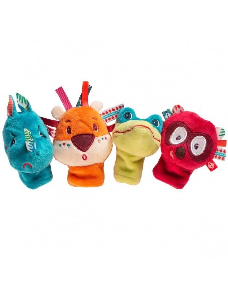 Marionetas de dedo de animales de la jungla