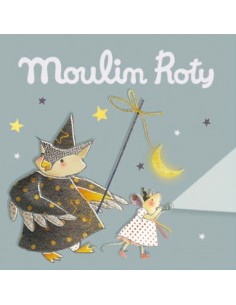 Caja gris con 3 discos para linterna Érase