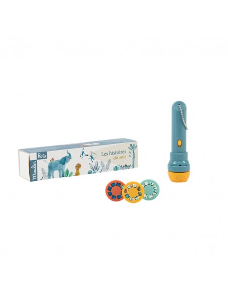 Linterna proyector de historias, colección Baobab