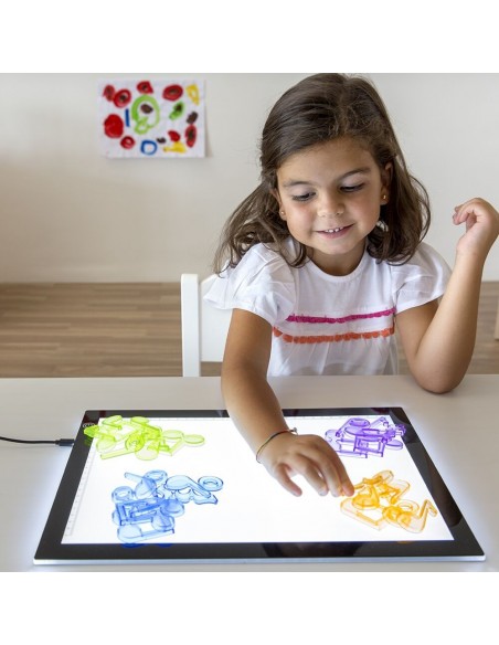 Juego de clasificación de contadores musicales translúcidos