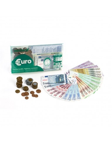 Set de Euro, con 28 billetes y 80 monedas
