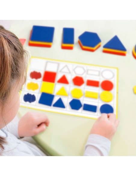 Juego de bloques lógicos