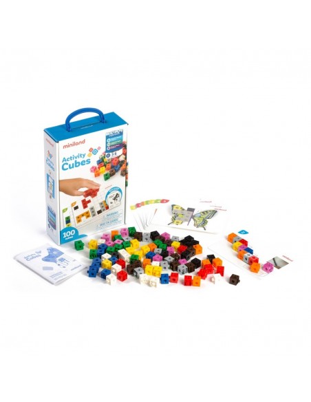 Juego matemático de cubos multilink