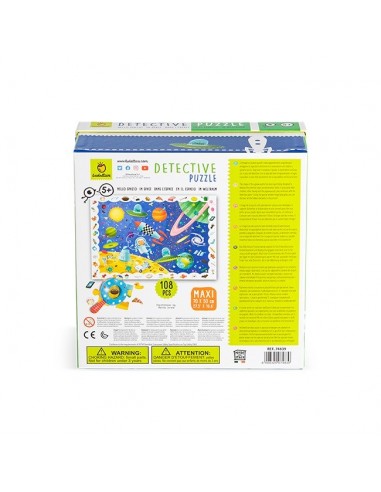 Puzle de Detective en el espacio, de 108 piezas