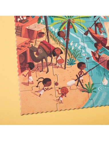 Puzle de observación Go to the Pyramids, de 100 piezas