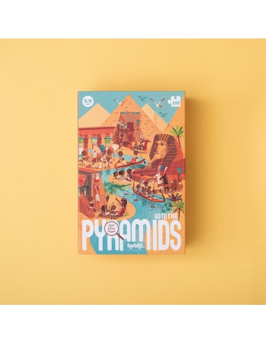 Puzle de observación Go to the Pyramids, de 100 piezas