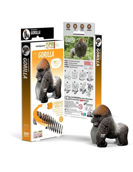 Eugy puzle 3D Gorila